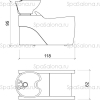 Мойка парикмахерская &quot;FLATIRON 1P&quot;